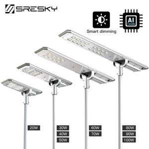 <span class=keywords><strong>Lampadaire</strong></span> LED tout-en-un 20w 40w 80w 120w, étanche, éclairage de poteau, éclairage de route urbaine, éclairage extérieur, contrôle intelligent, <span class=keywords><strong>lampadaire</strong></span> <span class=keywords><strong>solaire</strong></span> - Product Image 3