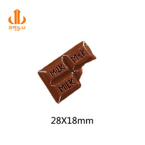 Nouvelle étiquette personnalisée Imitation café chocolat résine accessoires crème Gel étui de téléphone portable matériel - Product Image 3