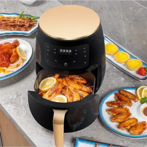 2021 Presets Adjustable Temperature Nonstick Stainless Steel & Cool-Touch Healthy Rapid-Air Frying Air Fryer
