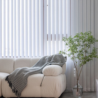 Rideaux de fenêtre électriques automatiques super silencieux pour la maison, le bureau, l'hôtel, rideaux occultants verticaux en PVC