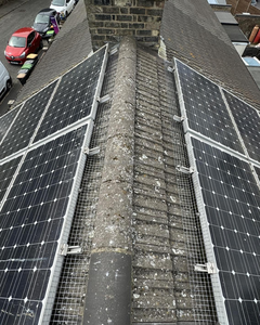 1 "x 1" ステンレススチールソーラーメッシュルーフピジョンガード8in x 100ftバードワイヤーキット溶接サービス - Product Image 6