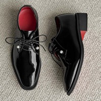 Mocassins à plateforme à lacets, chaussures rétro, dessus en cuir de vache véritable, maille respirante, tendance mode printemps/été automne/hiver