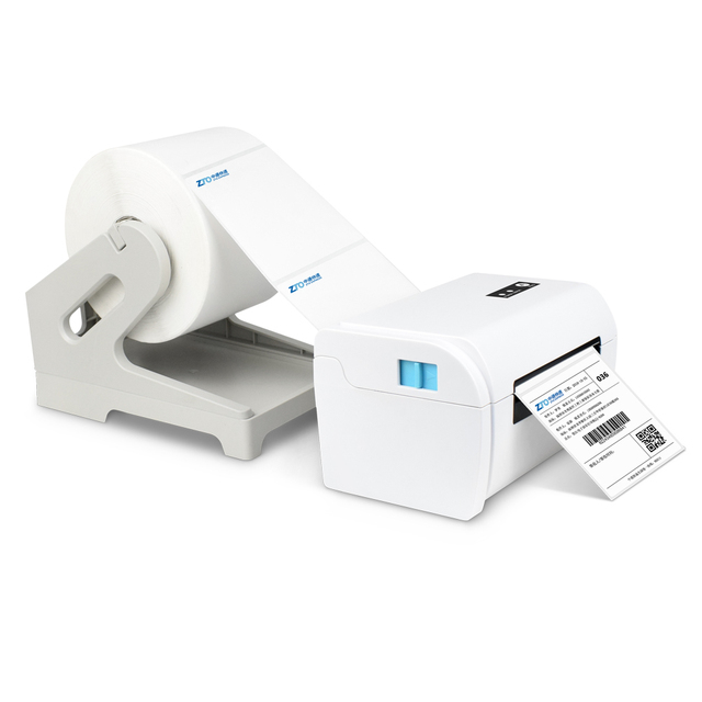 Factory Direct Wholesale Barcode Label Printer Thermal Label Barcode Printer 110mm USB Interface With Stand