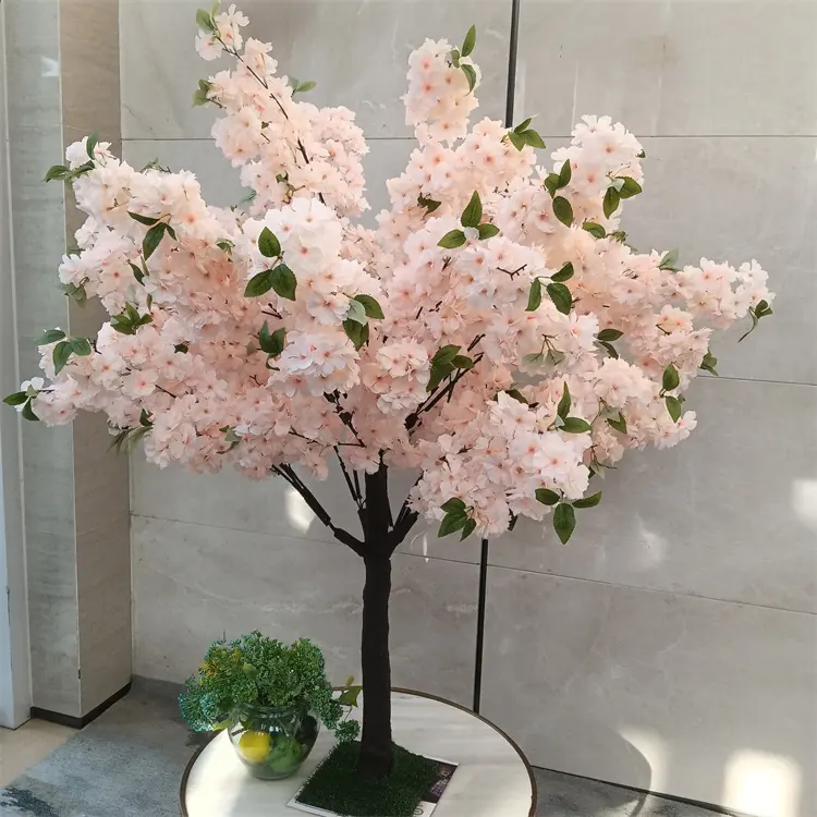 A-1157 Wedding Decoration Small sakura tree artificial indoor cherry blossom tree arches 1.5M White Pink cherry blossom tree