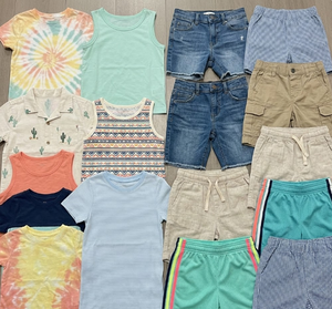 Lots de vêtements mixtes pour enfants style européen <span class=keywords><strong>d</strong></span>'<span class=keywords><strong>été</strong></span>, pour garçons et filles de 3 à 6 ans, hauts et pantalons mixtes, coton 150 g/m² - Product Image 5