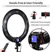 Seming OEM lampe à cils photographie 18 pouces anneau lumineux Led caméra lampe salon de beauté lumière avec sac de transport