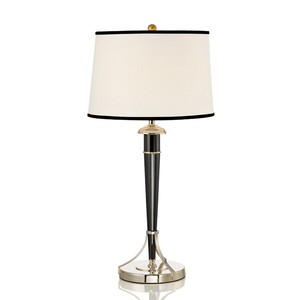 Lámparas de Escritorio Únicas de Última Moda en Dorado con Pantalla, en Venta - Product Image 6