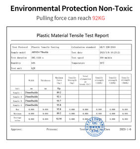 Sac à dos à boucle latérale en plastique réglable de couleur personnalisée de 25 MM Sac à dos en plastique solide et rapide - Product Image 5