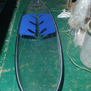 Tabla <span class=keywords><strong>de</strong></span> <span class=keywords><strong>Paddle</strong></span> Surf Transparente para Pesca, Material <span class=keywords><strong>de</strong></span> PC, Cristal Transparente, para Aguas Oceánicas, <span class=keywords><strong>Remo</strong></span> <span class=keywords><strong>de</strong></span> Pie - Product Image 4