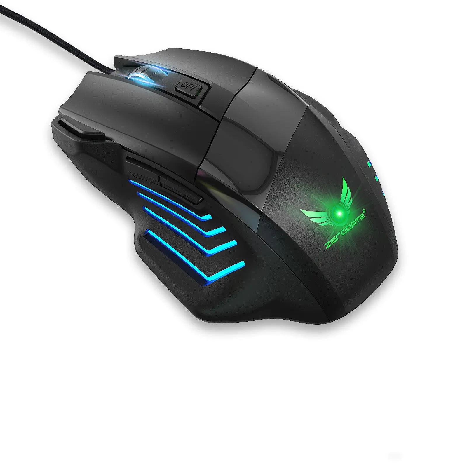 2024 Best Selling Esports Colorful Dazzle Breath Light Office Business Mechanical Mouse for Laptop Desktop 7 keys Gaming Mouse