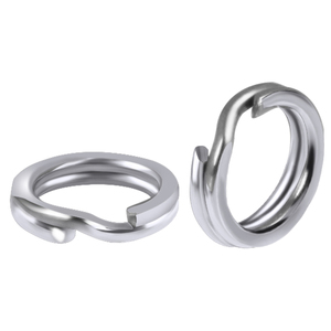 Paquete de 200 unidades de aparejos de pesca de acero inoxidable, anillo dividido plano, anillo a presión de doble bucle, gancho, señuelo, conector giratorio con caja de plástico - Product Image 1