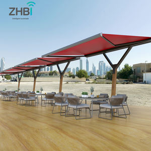 Toldo de PVC con Control Remoto, Estilo Moderno, con Tira de LED, Portátil, Impermeable, <span class=keywords><strong>para</strong></span> Jardín, Terraza, Exterior - Product Image 5