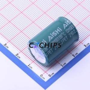 Condensateur électrolytique en aluminium à montage traversant EGX2WM680M25C36TS3, D18xL25mm 68uF 20% 450V 18mm - Product Image 2