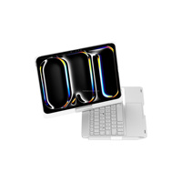 Clavier pour tablette avec support pour stylet, rétroéclairé, sans fil, étui clavier pour iPad Pro 11, personnalisable en plusieurs langues chinoises