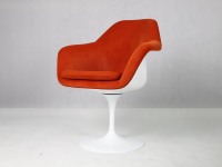 Fauteuil tulipe en fibre de verre pour la maison et le restaurant utilisation café salle à manger chaise en plastique jambe en métal pour salon école loisirs Style