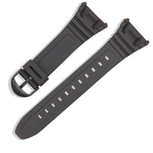 Livraison rapide Bracelet de <span class=keywords><strong>montre</strong></span> spécial étanche Bracelets de <span class=keywords><strong>montre</strong></span> en silicone noir avec boucles pour w-96h Casio - Product Image 6