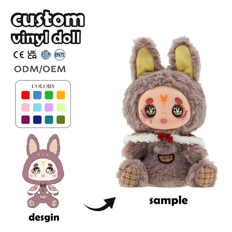 Original Designer Kawaii Soft Vinyl Plush