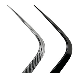 Evans Aileron arrière pour voiture, texture carbone noir piano, pour BMW Série 2 M2 F87 2016-2021, modification extérieure du toit - Product Image 4