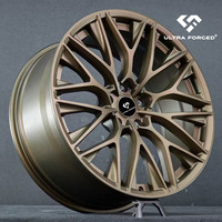 Jantes en alliage d'aluminium forgées concaves chromées polies sur mesure, 1 pièce, P200 P204, pour Lamborghini Maserati BMW Audi