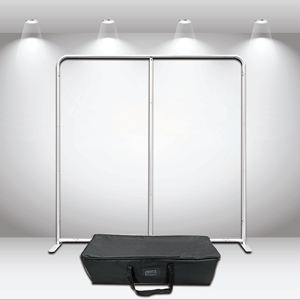 Portátil Photobooth Contexto Lavável Tensão Tecido Fronha Zipper Design Straight Aluminum Frame para Dye Sublimation - Product Image 2