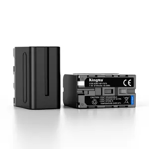 Multi-funcional NP-F970 7.4V 8190mAh Power Bank Bateria recarregável Lithium ion USB Câmera Digital Baterias