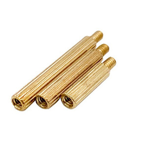 M2 * L + 3Mm Brass Duy Nhất Đầu Khoảng Cách Vít An Ninh Giám Sát Máy Ảnh Trụ Cột Có Knurled Standoff Spacer Vít - Product Image 1