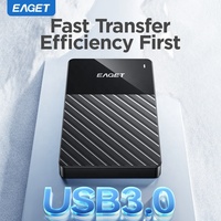 محرك أقراص صلبة خارجي محمول EAGET G26 بالجملة 250/320/500 جيجابايت/1 تيرابايت USB 3.0 بسرعة 5 جيجابت في الثانية، أقراص صلبة ملونة