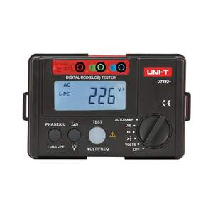 UNI-T UT582+ 디지털 RCD <span class=keywords><strong>ELCB</strong></span> 테스터 (단상 회로용) - Product Image 2