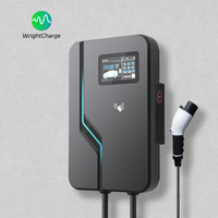 Estación de Carga Inteligente para Vehículos Eléctricos WiFi Bluetooth EV Wallbox 11KW, RFID, APP, OCPP, Certificación CE, TUV, UKCA, RoHS, Tipo 1, WrightCharge
