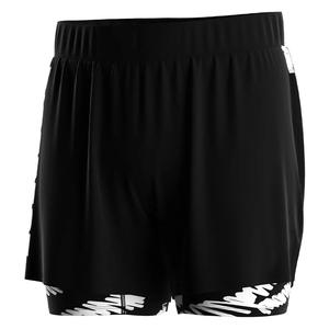 Shorts de sport athlétiques pour hommes, double couche, respirants et flexibles, pour entraînement, course à pied, fitness et grappling MMA - Product Image 6