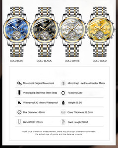 POEDAGAR New Hot Entièrement Automatique Étanche Hommes Montre Mécanique Multi Fonctionnelle À La Mode Hommes Montre-Bracelet De Luxe hommes horloge 141 - Product Image 4