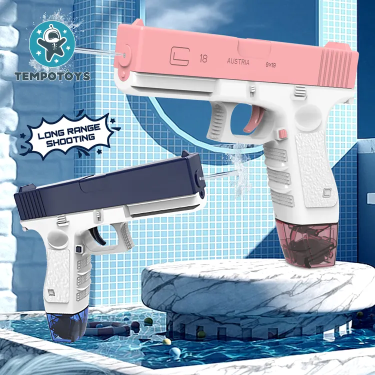 Tempo Toys High-pressure Water Dispensing Gun juguetes Hand Gun Pistol Toys For Boys Electr Water Gun