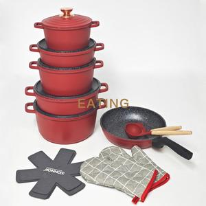 Juego <span class=keywords><strong>de</strong></span> utensilios <span class=keywords><strong>de</strong></span> cocina comercial <span class=keywords><strong>de</strong></span> 18 piezas <span class=keywords><strong>para</strong></span> placa <span class=keywords><strong>de</strong></span> inducción-3mm <span class=keywords><strong>de</strong></span> espesor 20/24/28cm ollas y sartenes, utensilios <span class=keywords><strong>de</strong></span> cocina <span class=keywords><strong>de</strong></span> aluminio con revestimiento antiadherente a granel - Product Image 4