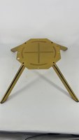 Base de meuble durable en métal Spongde, argentée, pour fauteuil de canapé contemporain, pour extérieur, salon, chambre, bureau à domicile, hôpital, hôtel