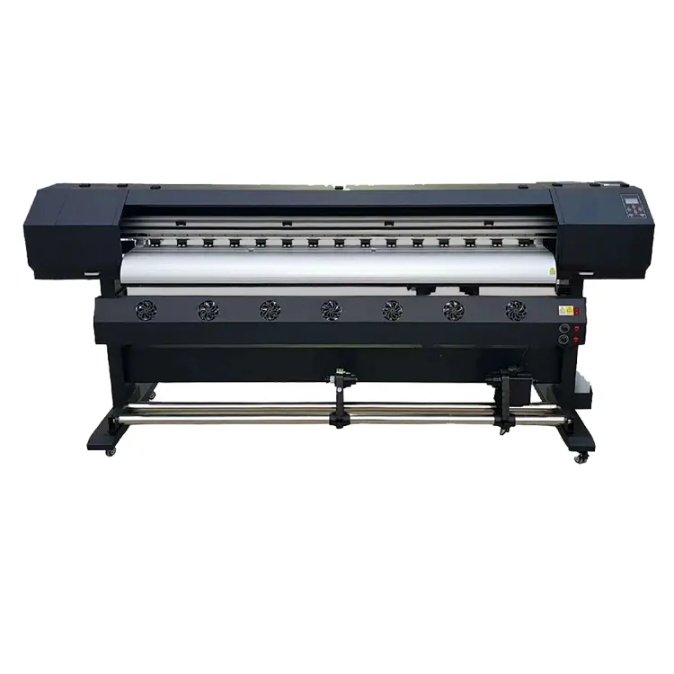 XP600 Printer Tinta Cetak, 0.7M 1.2M 1.8M 2.5M 3.2M XP600 Pencetak Spanduk Nonair Besar Kanvas Printer Format Lebar