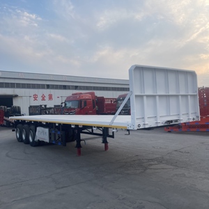 Semirremolque de Plataforma Plana de 3 Ejes, 60T, 40 Pies, de Aleación de Aluminio, con Suspensión Neumática/de Láminas, de <span class=keywords><strong>Segunda</strong></span> <span class=keywords><strong>Mano</strong></span>, a Bajo Precio - Product Image 5