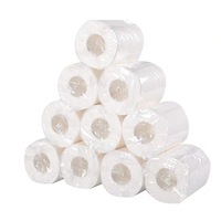 Papier toilette en rouleau creux en pâte de bois naturelle, double, triple ou quadruple couche, disponible pour la personnalisation