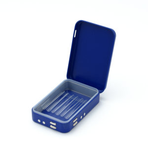 Cannacoast Pre-Cuộn Tinplate Kim Loại Hộp Trẻ Em Chống Trẻ Em Bằng Chứng Bao Bì Với Bản Lề Có Thể Tái Chế - Product Image 2