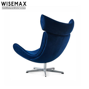 WISEMAX Đồ Nội Thất Ghế Ngồi Khách Sạn Ngả Hiện Đại Đồ Nội Thất Ghế Thư Giãn Phòng Khách Bằng Vải Da Màu Nâu Với Ghế Ottoman - Product Image 6