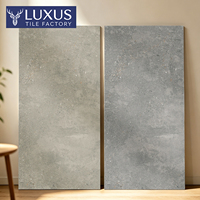 Carreaux de sol en céramique mate texturée à grain sec, épaisseur 10 mm, 600x1200 mm, antidérapants, style Wabi-sabi, vintage, pose sans joint, pour salon