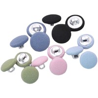 Cache-boutons ronds en aluminium à base carrée, pour machine à coudre DIY, cache-base à pied haut en tissu