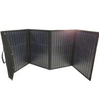 Estación de Energía Portátil Negra de 100W, Batería de Iones de Litio, Silicio Monocristalino, Salida de CA de Onda Sinusoidal Pura, Cargador Solar MPPT para Automóvil