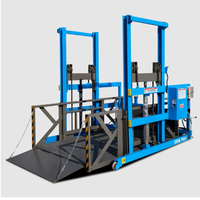 Plateforme de chargement hydraulique mobile, rampe de chargement/déchargement portable pour chariot élévateur, plateforme de chargement pour le chargement de camions et de conteneurs