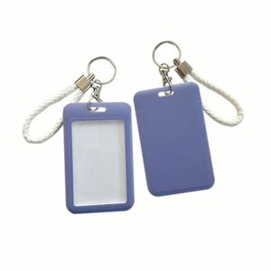 Multiple Styles Solid Color Plastic Badge Cover Staff Name Tag <b>Cards</b> <b>Holders</b> - Product Image 1
