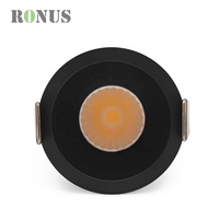 Projecteur LED COB encastré anti-éblouissement 50mm 7W pour magasin et hôtel, éclairage mural 9W