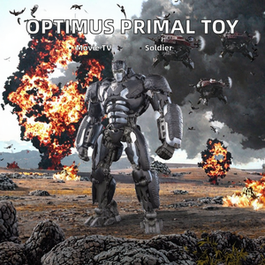 Yolopark Hasbro Optimus Primal Modèle Assemblé 20cm/7.85 pouces Movie7 <span class=keywords><strong>Rise</strong></span> <span class=keywords><strong>Beasts</strong></span> PVC/ABS/PA66 Jouets Soldat 7-12 ans - Product Image 2