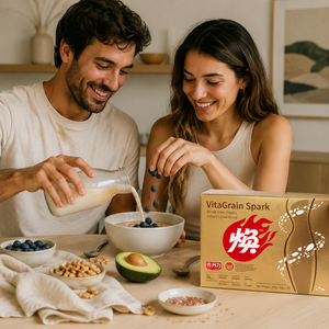 Poudre Nutritionnelle Diététique VitaGrain Spark, Poudre de Céréales Saine, Substitut de Repas Végétalien, Poudre de Céréales Entières Instantanée, Aliment Sain - Product Image 2