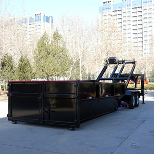 Remorque à benne hydraulique pour petit tracteur agricole avec verrouillage de frein à air 7 par 12 pour les petites exploitations agricoles et les opérations de tracteur - Product Image 2