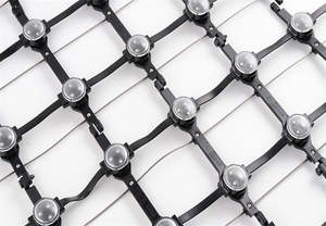 SMD3535 P143 DMX512 RGB DC12V SMD3535 Pantalla de malla LED impermeable IP67 para interiores y exteriores para publicidad - Product Image 4