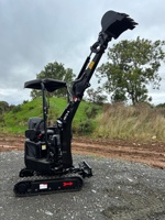 Livraison Gratuite HERESTRONG Mini-Excavatrices 1.2 Tonnes CE EPA Moteur Kubota Nouvelle Mini-Pelle sur Chenilles 2 Tonnes 1 Tonne Mini-Excavatrices Agricoles Compactes